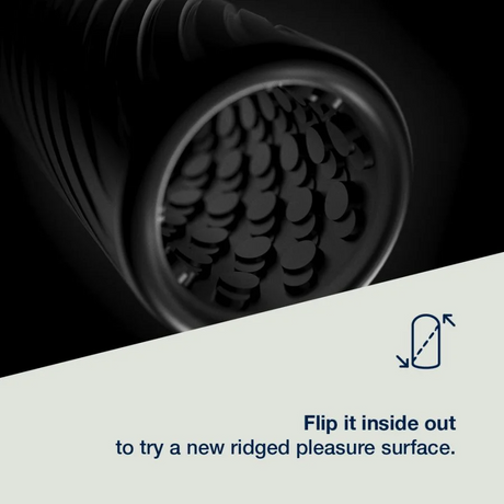 Arcwave Ghost Reversible Textured Stroker — Black - AW8755