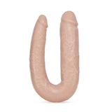 Blush Dr. Double U-Shaped Dildo, Vanilla — 6.5" Insertable - BL-35203