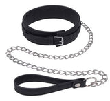 Sportsheets Signature Midnight Muse Collar & 36-inch Chain Leash, Black - SS68120