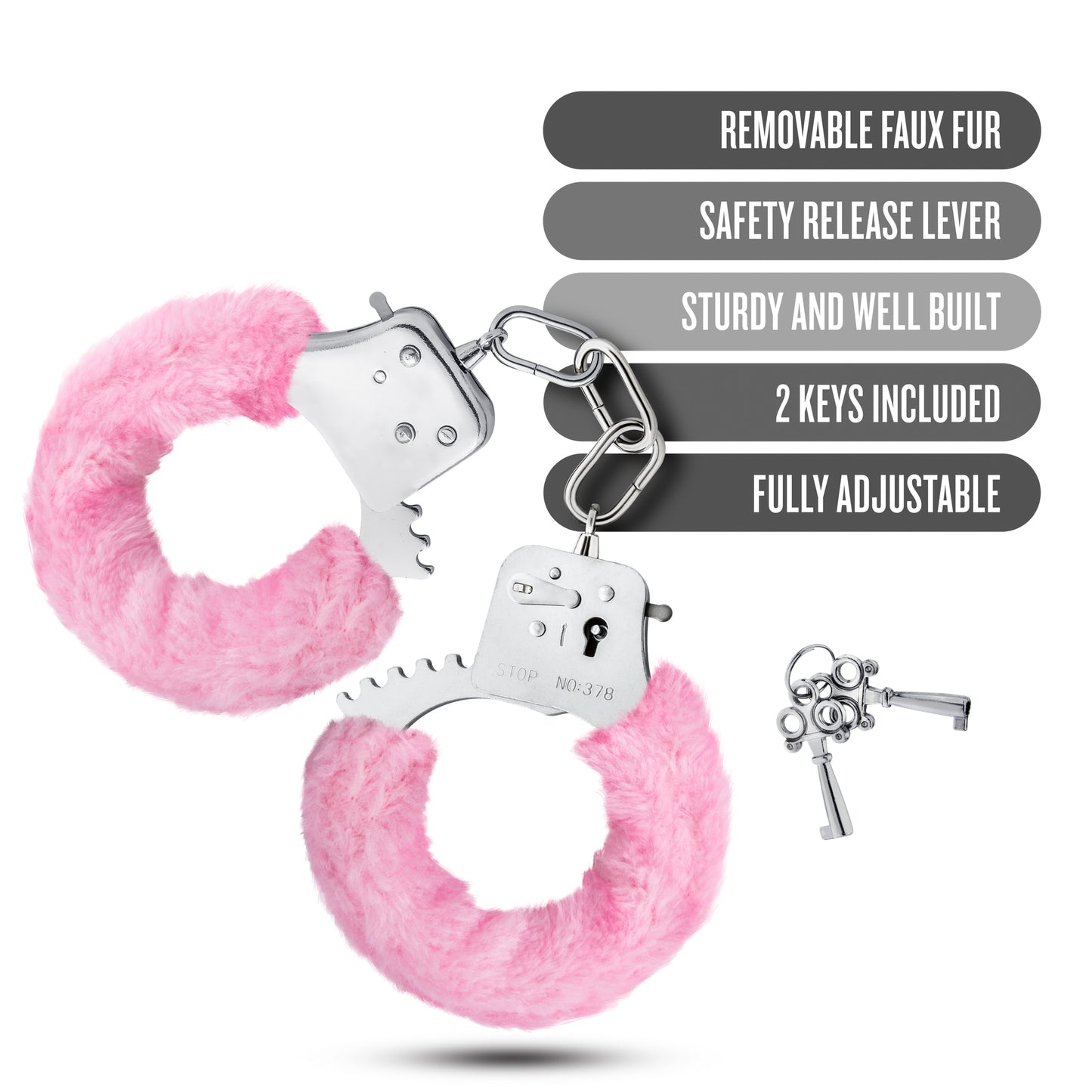 Temptasia Cuffs - Pink by Blush