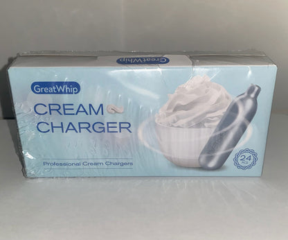 Whip Cream Chargers - 24 Count by J.S. Marketing