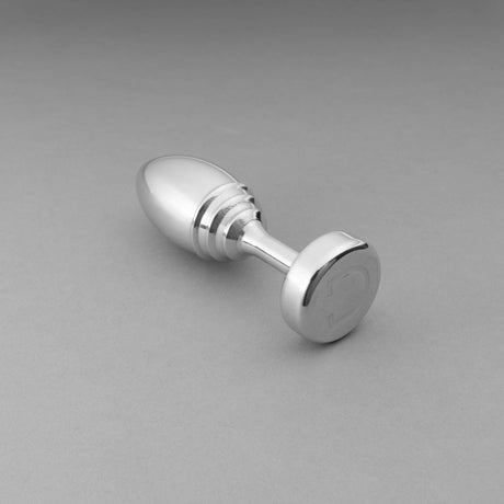 DOXY Ribbed Aluminium Butt Plug — 7cm Insertable, 155g - DX1179