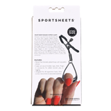 Sportsheets Velvet Noir Tuggable Nipple Clamps - SS37005