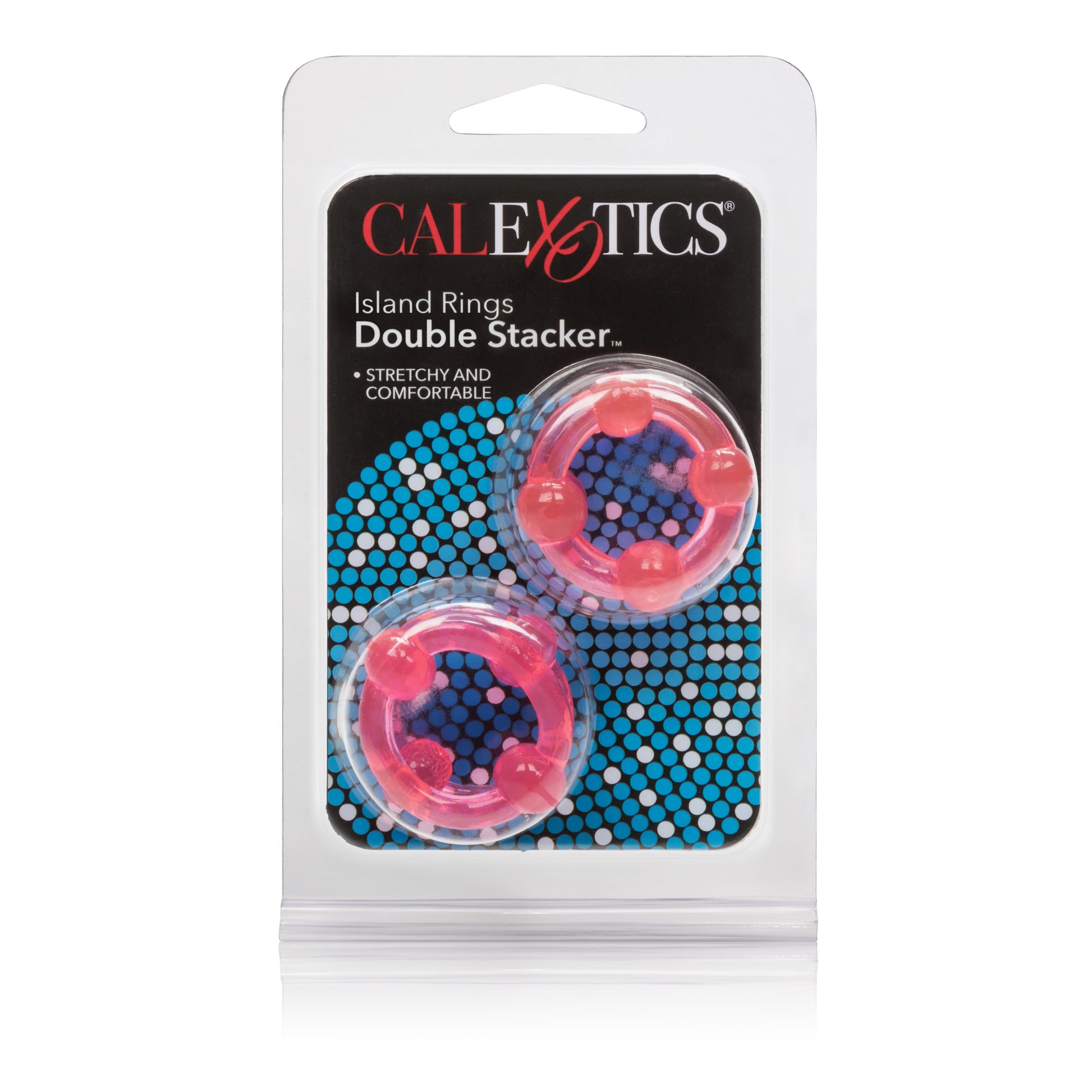 Island Rings - Double Stacker - Pink by CalExotics
