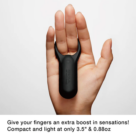 Tenga SVR+ USB Rechargeable Vibrating Ring — Black - TN920