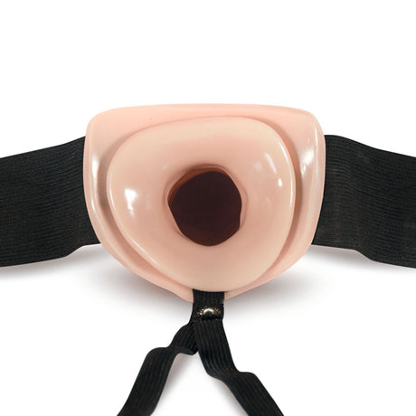 Blush Dr. Skin 6-Inch Hollow Strap-On Vanilla - BL-72583