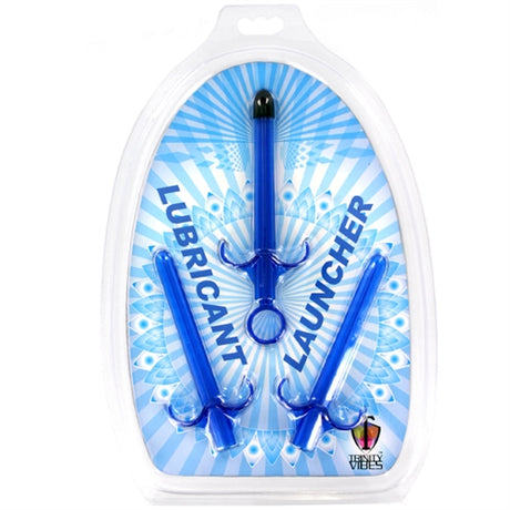 XR Brands Lubricant Launcher Set of 3 — Blue - TV-VF804-BLU