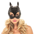 Leg Avenue Wet-Look Vinyl Cat Mask — Black, One Size - LA-V1013