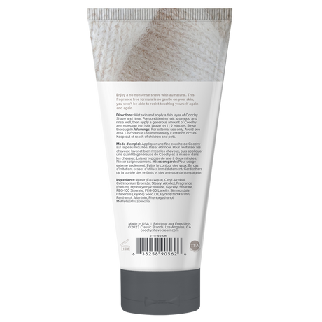 Coochy Au Natural Shave Cream — Fragrance-Free 0.5oz (15ml) - HP1040