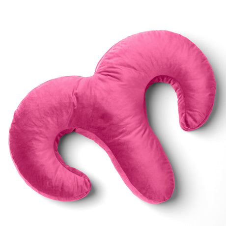Liberator Arie Duo Spooning Pillow with Palm Vibrator, Pink - L3728