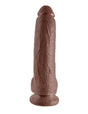 Pipedream King Cock 9-Inch Dildo with Balls — Brown - PD5508-29