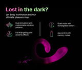 Illumination by Paradise Rabbit Vibrator with RGB Lighting - PR5458