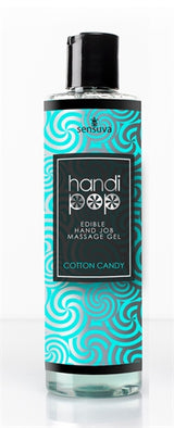 Sensuva Handipop Edible Handjob Massage Gel — Cotton Candy, 4.2 fl. oz. - SEN-VL482