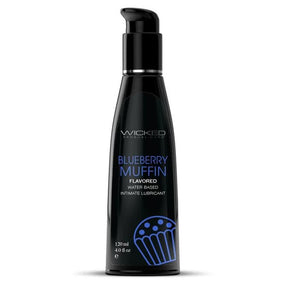 Wicked Sensual Care Blueberry Muffin Water-Based Lubricant, 4 fl oz - WS-90454