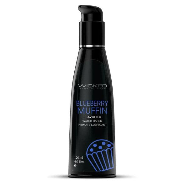 Wicked Sensual Care Blueberry Muffin Water-Based Lubricant, 4 fl oz - WS-90454