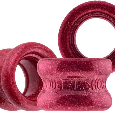 OXBALLS Squeeze Short Ballstretcher — Cherry Lips, 1.25 in - OX8560