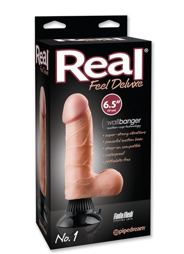 Pipedream Real Feel Deluxe No.1 Realistic Dildo — 6.5 Inch Flesh - PD1511-21