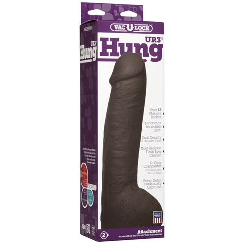 Vac-U-Lock Ultraskyn Hung - Chocolate by Doc Johnson