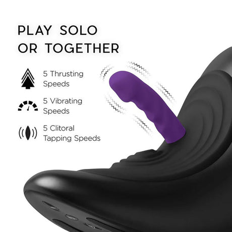 The Cowgirl Saddle Machine — 2 Attachments & Wireless Remote - TC7155