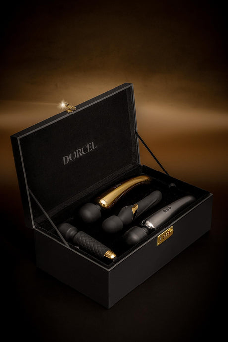 Dorcel Le Coffret Prestige Edition Storage Case — Faux Leather, Velvet-Lined, 44×25×15 cm - DL3346