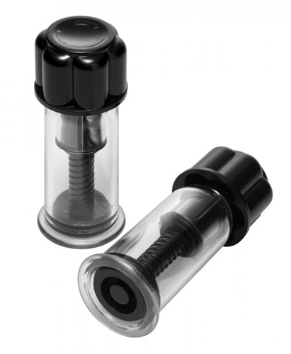 Maxxx Powerful Nipple Suckers - Black by XR Brands