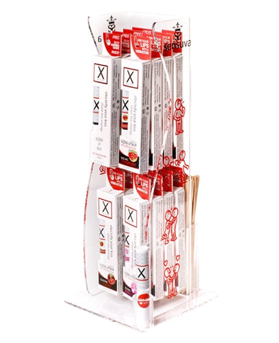 Sensuva X on the Lips Buzzing Lip Balm — 16‑Piece Tower (Assorted Flavors) - SEN-VL209-16T