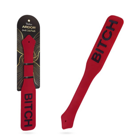 Blush Ardor Paddle — Puria Silicone, 12.4 in, Red - BL-55518