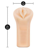 Blush Enlust Emma Male Masturbator with Bullet Vibrator, Beige - BL-72523