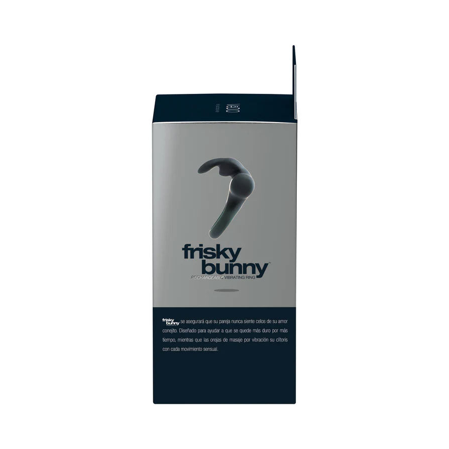 Frisky Bunny Vibrating Ring Black Pearl by VeDO
