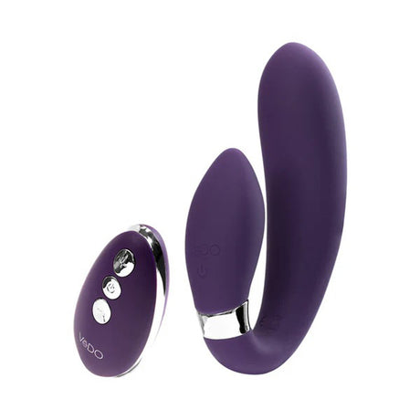 VeDO Jeni C-Shaped Dual Motor Vibe with Remote — Purple - VI-P2513
