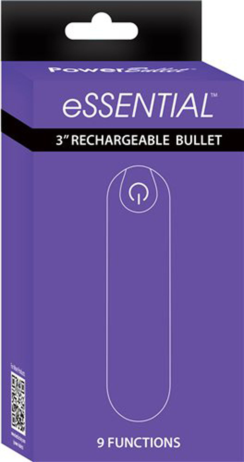 BMS Factory Power Bullet Essential 3.5" Rechargeable Bullet - Purple - BMS5715-3