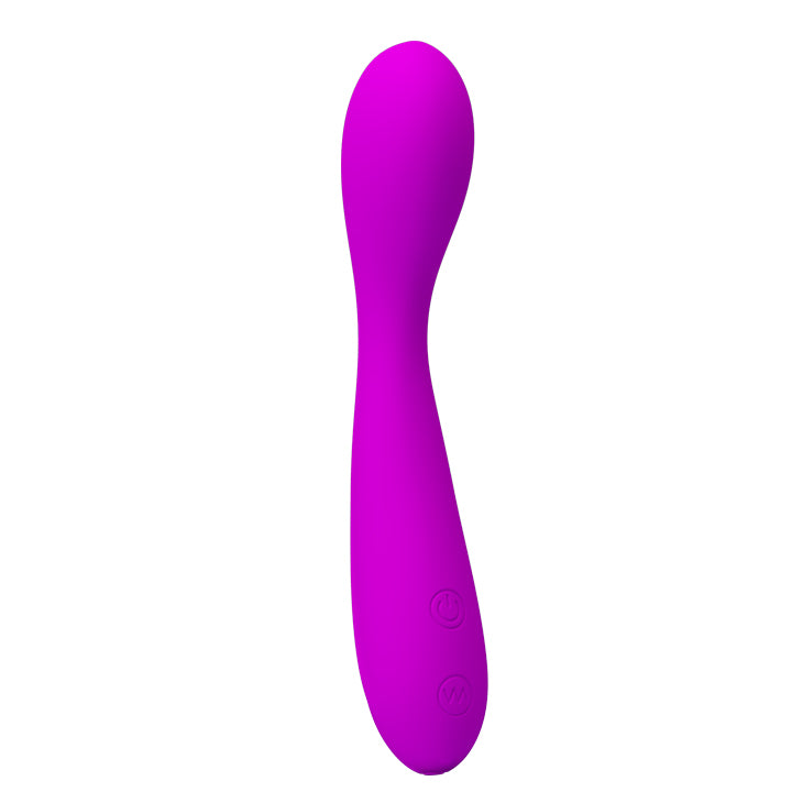 Pretty Love Nigel Rechargeable Vibrator — 30 Functions, Purple, 6.82 in - BI-014422