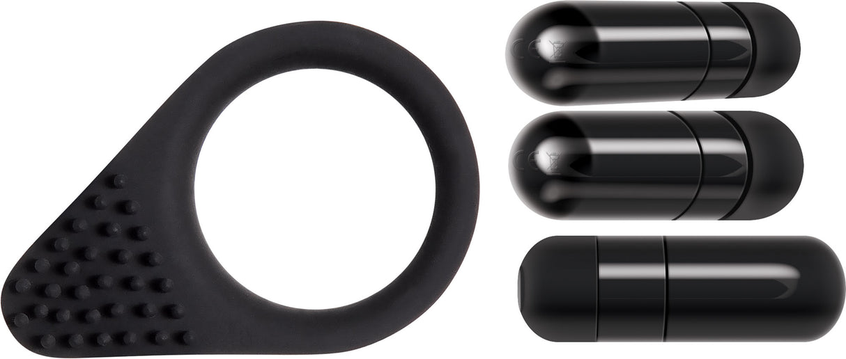 Evolved Novelties Zero Tolerance Black Knight Cock Ring - ZE-CR-3305-2