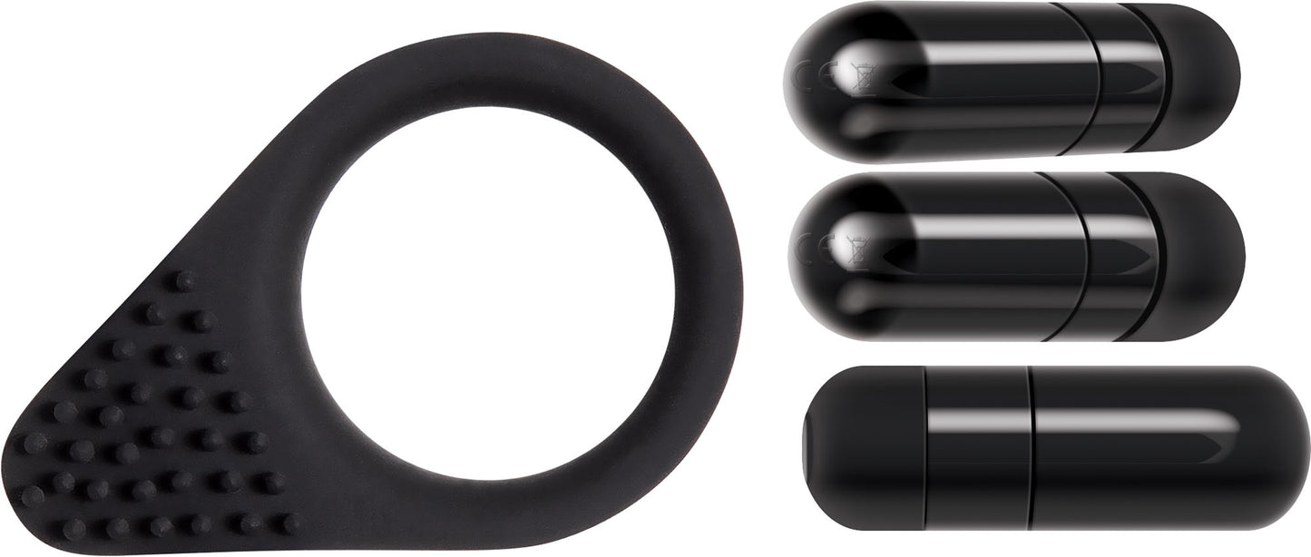 Zero Tolerance Black Knight Cock Ring by Evolved Novelties