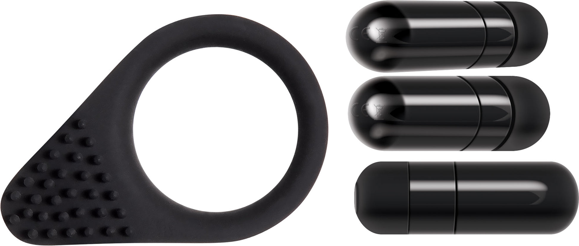 Zero Tolerance Black Knight Cock Ring by Evolved Novelties