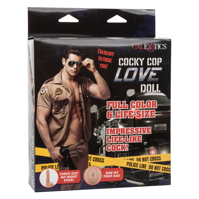 CalExotics Cocky Cop Inflatable Male Love Doll - SE1964503