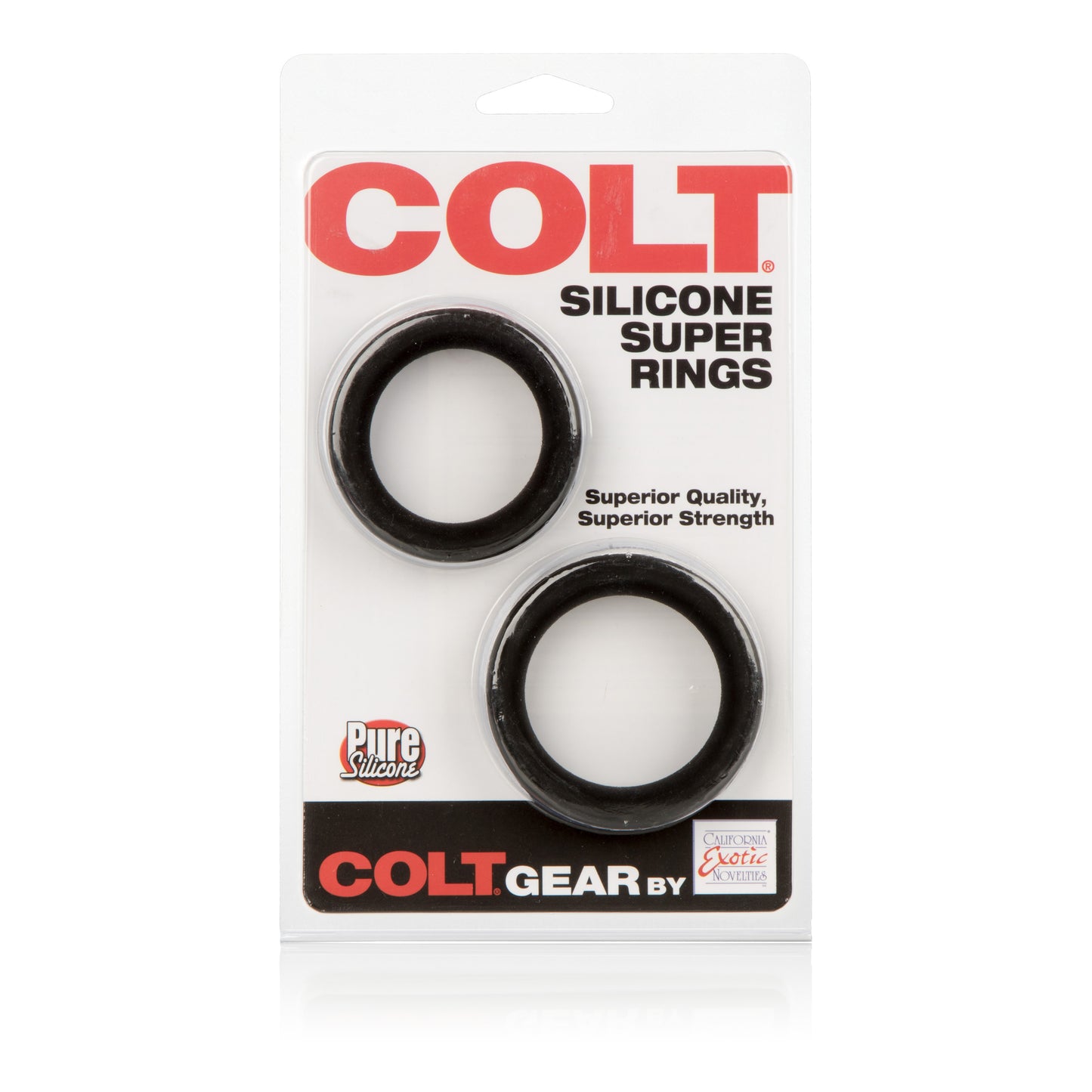 Colt Silicone Super Rings - Black by CalExotics