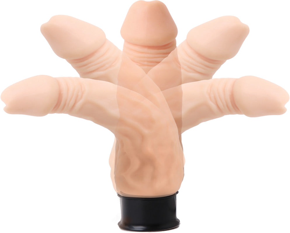 Skinsations Thick Vibra-Flex Flexible Vibe - 6  Inches