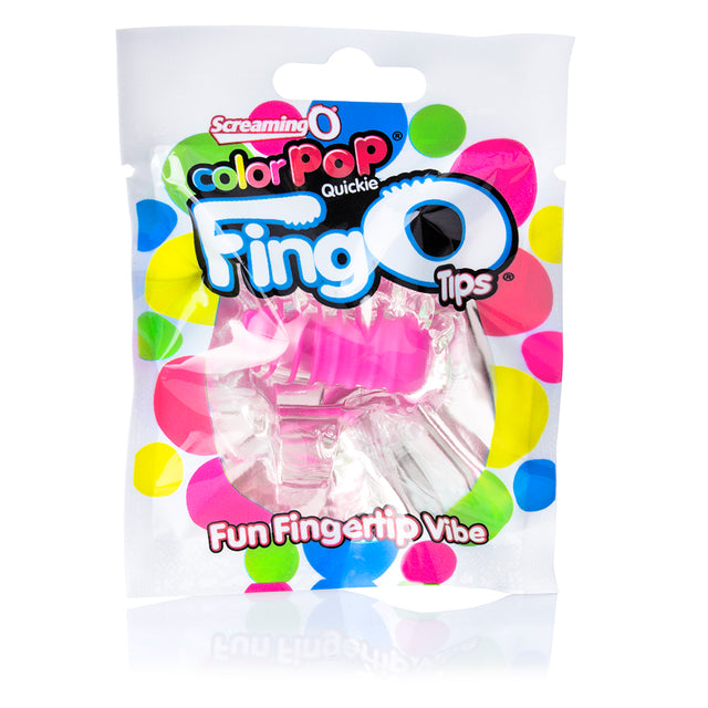 Screaming O Fingo Tips Micro Massager — Pink (Single) - TIP-PK-110E
