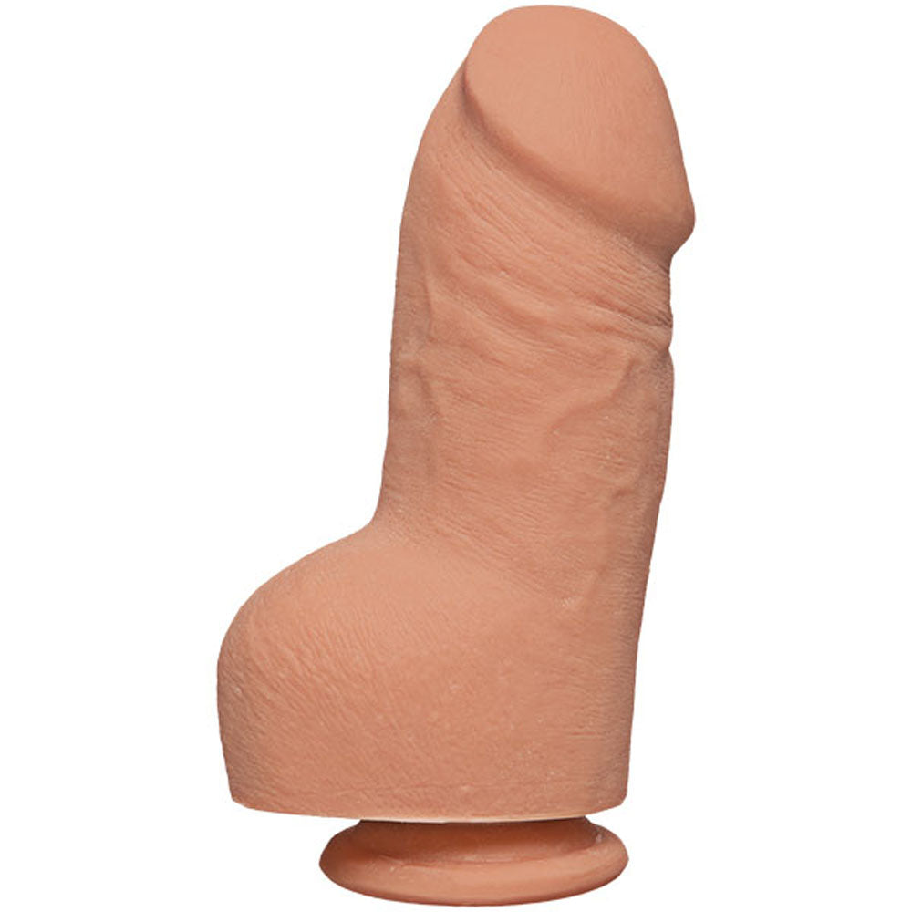 The D - Fat D - 8 Inch With Balls - Ultraskyn - Vanilla by Doc Johnson