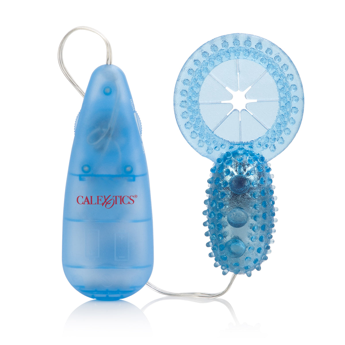 CalExotics Shanes World His Vibrating Stimulator — Blue (Ring & Bullet) - SE1102202