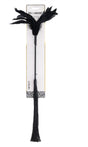 Sportsheets Shadow Feather Tickler — Black, Dual-Sided - SS10306