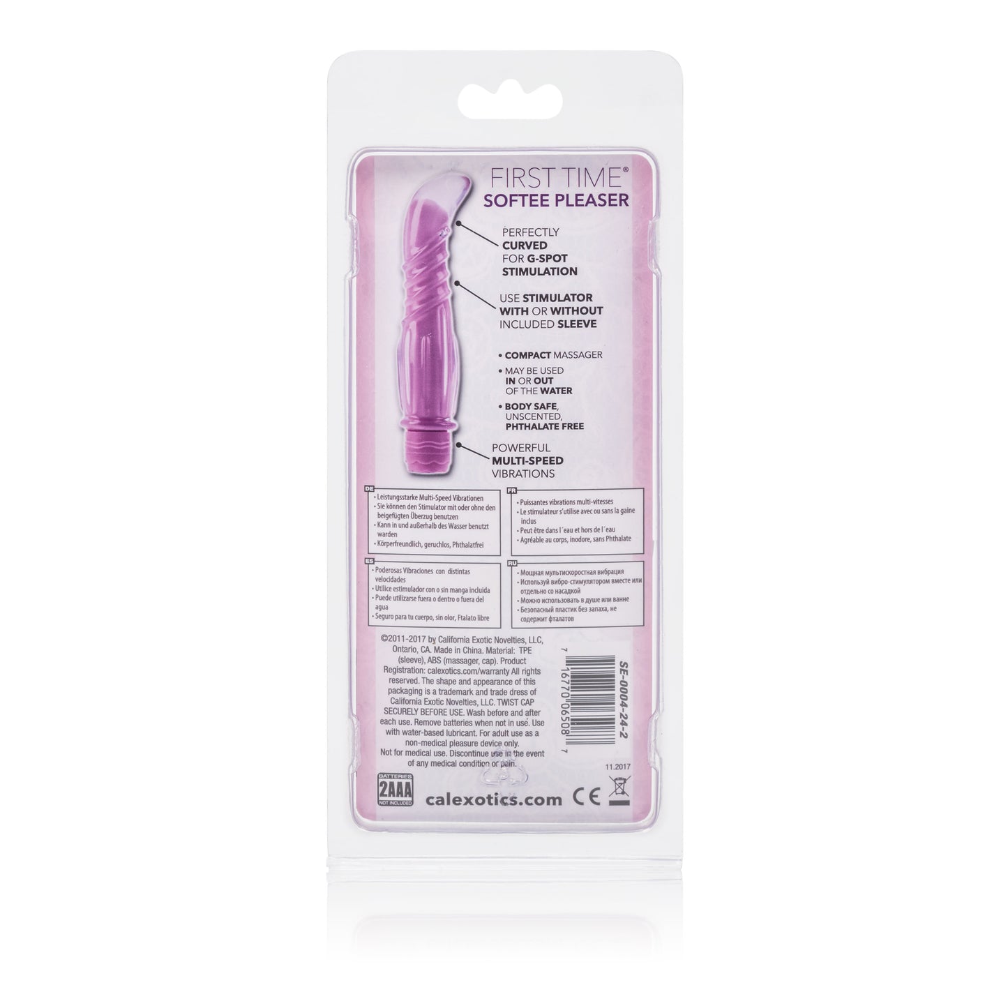 First Time Softee Pleaser - Purple by CalExotics