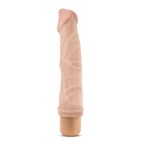 Blush Dr. Skin Cock Vibe 6 Realistic Vibrator — Beige, 9 in - BL-11313