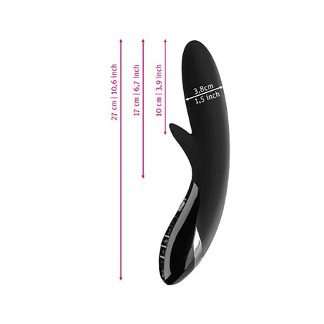 Mystim Daring Danny E-Stim Vibrator, Black — 27 cm - MY8752
