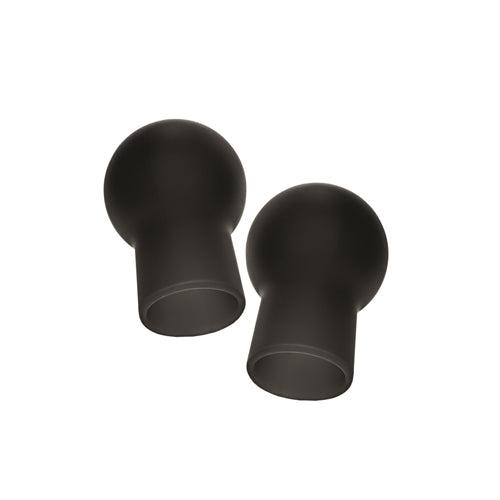 CalExotics Nipple Play Silicone Suckers - 2-Pack Black - SE2644502