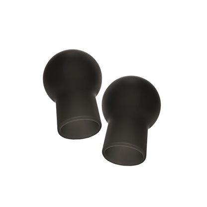 CalExotics Nipple Play Silicone Suckers - 2-Pack Black - SE2644502