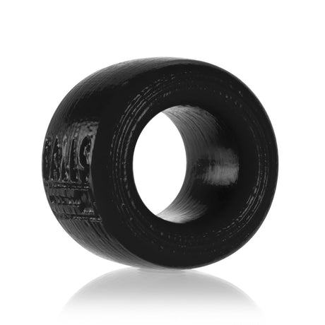 OXBALLS BALLS-T Ballstretcher, Compact Pure Platinum Silicone — Black - OX-AJ1001-BLK