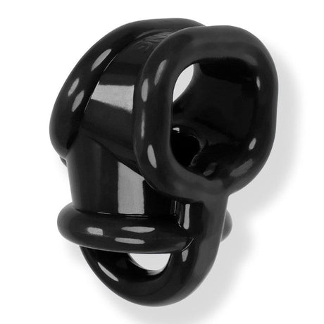 OXBALLS BallSling Cocksling — Black FLEXtpr Split Sling - OX-3027-BLK