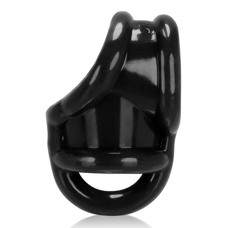 OXBALLS BallSling Cocksling — Black FLEXtpr Split Sling - OX-3027-BLK